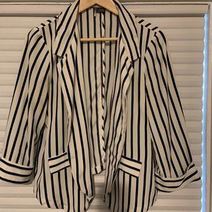 striped blazer/ jacket